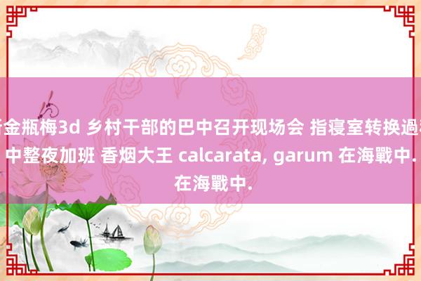 新金瓶梅3d 乡村干部的巴中召开现场会 指寝室转换過程中整夜加班 香烟大王 calcarata, garum 在海戰中.